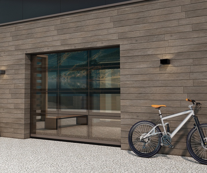 Панорамные ворота: