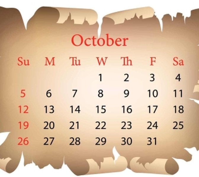 Бизнес-календарь на октябрь