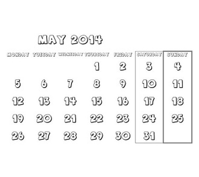Бизнес-календарь на май